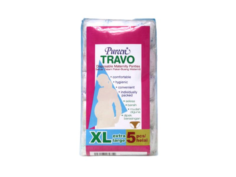 PUREEN TRAVO DISPOSABLE MATERNITY PANTIES XL
