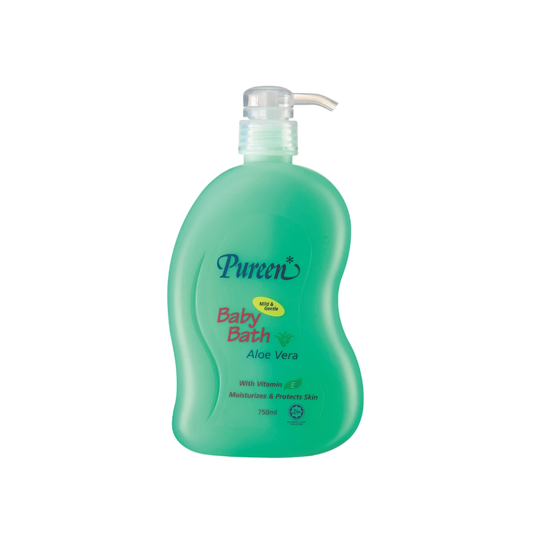 Pureen Baby Bath with Aloe Vera 750ml