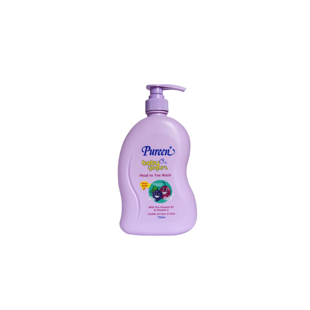 Baby Yogurt Head To Toe Wash (Blackcurrant & Plum)