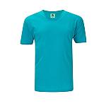 four-square-basic-short-sleeve-round-neck-100-cotton-turquoise thumbnail