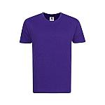 four-square-basic-short-sleeve-round-neck-100-cotton-purple thumbnail