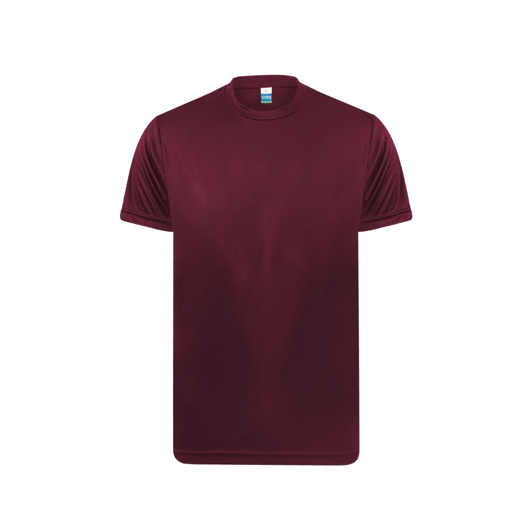 Vvid Supercool Microfiber Round Neck - Burgundy (XS)