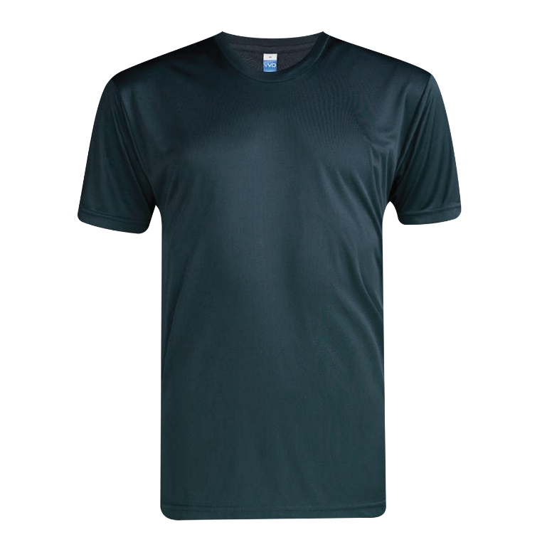 Vvid Supercool Microfiber Round Neck - Charcoal (XS)
