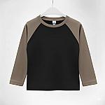 kids-raglan-long-sleeve-black-cocoa thumbnail