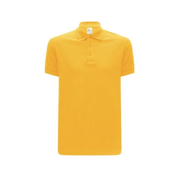 FOURSQUARE Honeycomb 100% Cotton Polo - Yellow (XS)