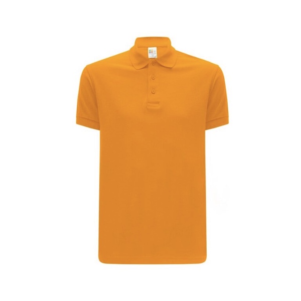 FOURSQUARE Honeycomb 100% Cotton Polo - Orange (M)