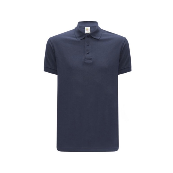 FOURSQUARE Honeycomb 100% Cotton Polo - Navy Blue (M)