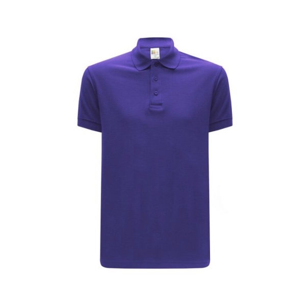 FOURSQUARE Honeycomb 100% Cotton Polo - Purple (S)
