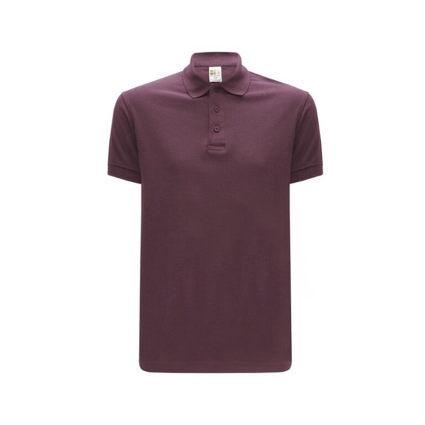 FOURSQUARE Honeycomb 100% Cotton Polo - Burgundy (XS)