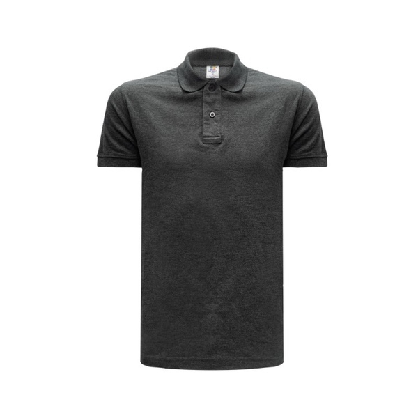 FOURSQUARE Honeycomb 100% Cotton Polo - Dark Melange (XS)