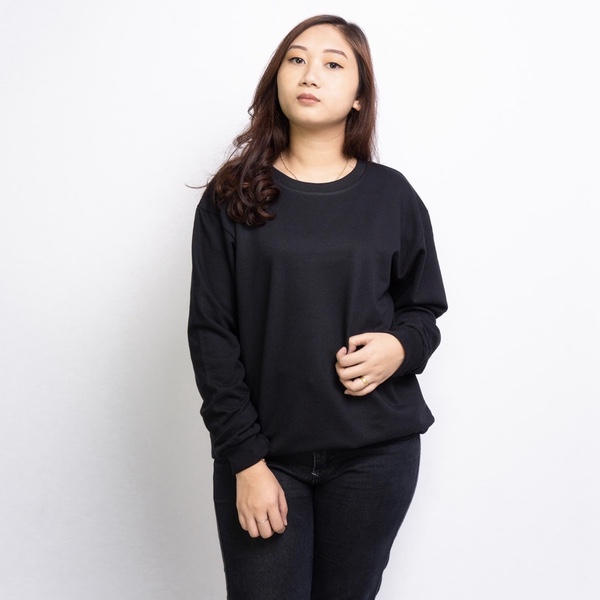 MD TEXTILE Baby Terry Sweater - Black (S)