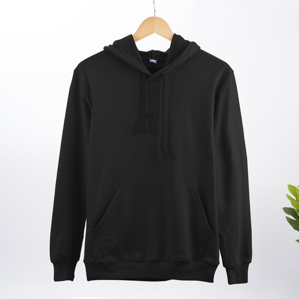 MD TEXTILE Baby Terry Hoodies - Black (XXL)