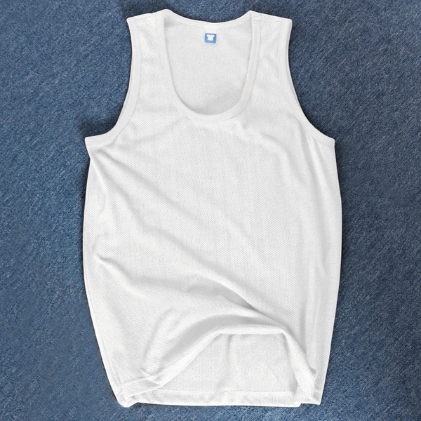 Super Ventilation Lightweight Singlet - White (XL)