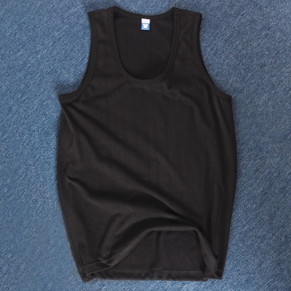 Super Ventilation Lightweight Singlet - Black (S)
