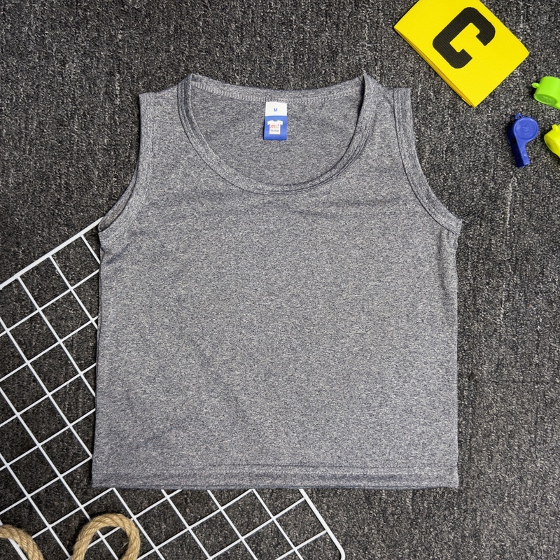 Kids Singlet Microfiber - Graphite Grey (XL)