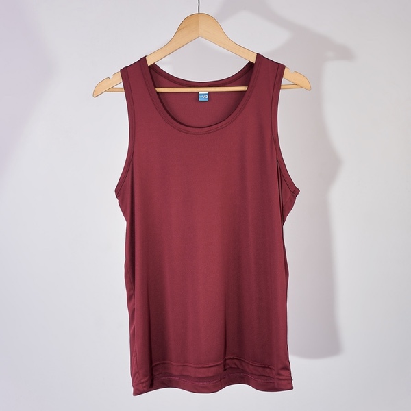 VVID Supercool Supersilky Microfiber Singlet - Burgundy (M)