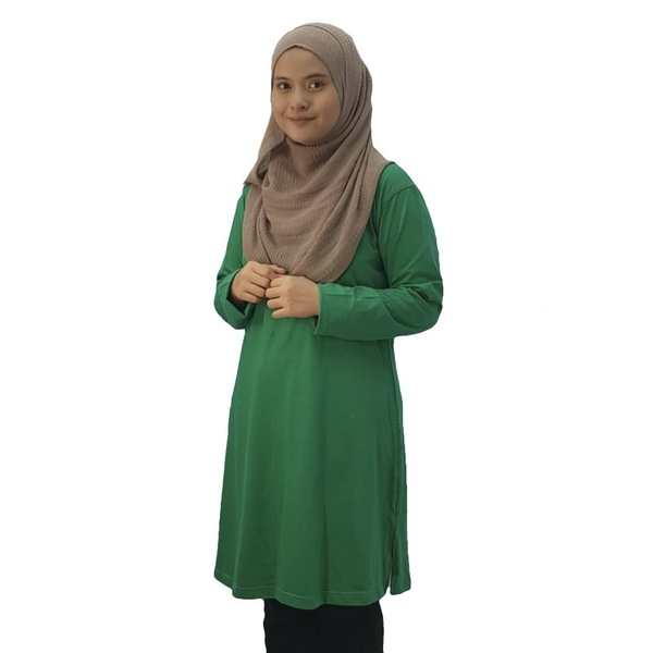 VERDANAH Classic Muslimah Fullycombed - Kelly Green (L)
