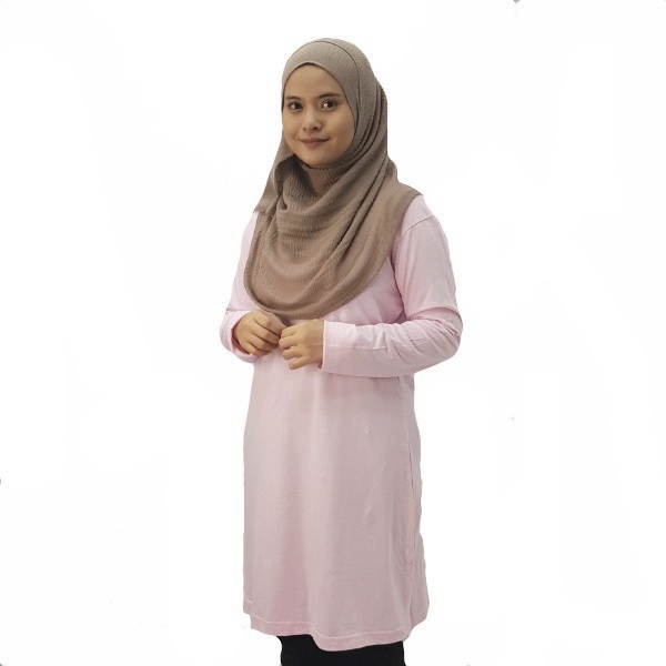 VERDANAH Classic Muslimah Fullycombed - Pink (S)