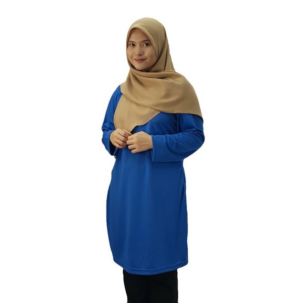 VERDANAH Microfiber Feathersoft Muslimah - Royal Blue (M)