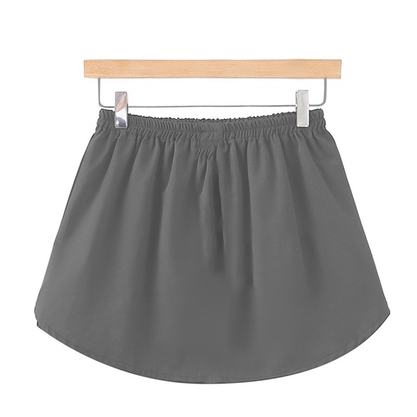 Half Moon Cotton Skirt Extender - Dark Grey (L)