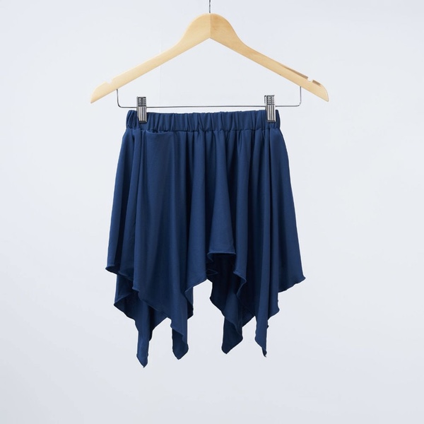 POCKET Asymmetrical Skirt Extender - Navy Blue (S)