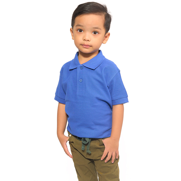 Foursquare Kids Polo Royal Blue - (Age 12-14y)