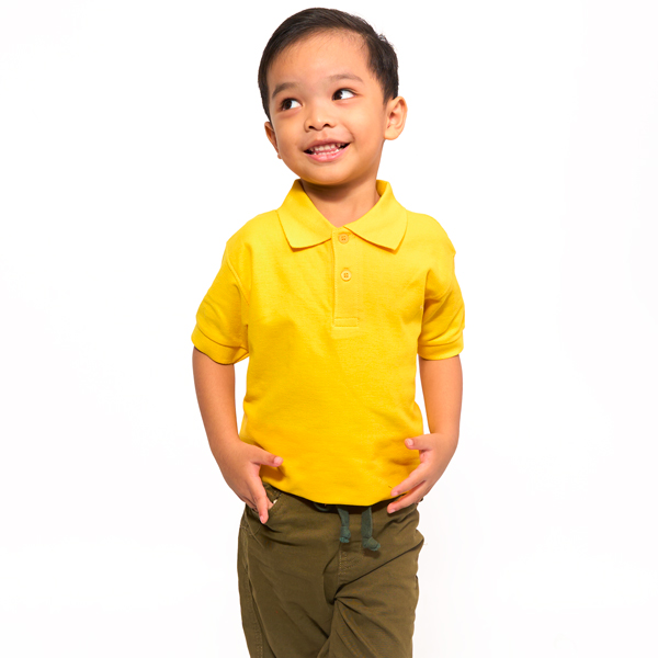 Foursquare Kids Polo Yellow - (Age 12-14y)