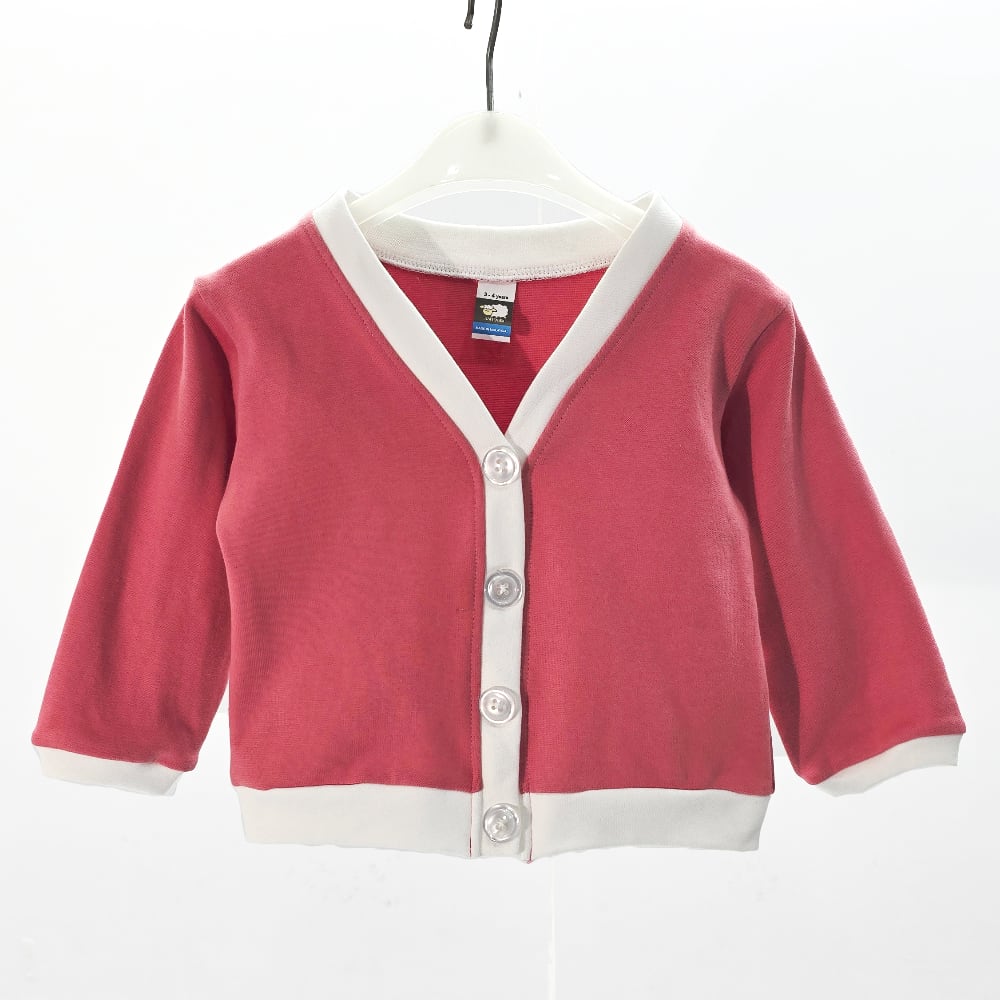 Baby Fashion Cardigan Tea Rose - (Age 6-12m)