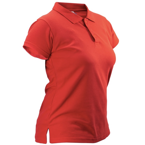 women-casual-polo-red
