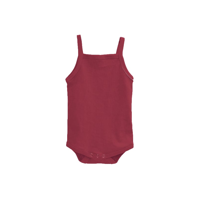 Girl Singlet Rompers Burgundy - S