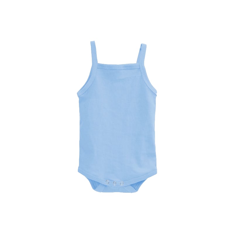 Girl Singlet Rompers Sky Blue - S