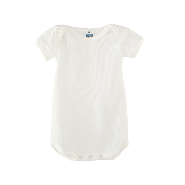 Baby Eyelet Romper White - L