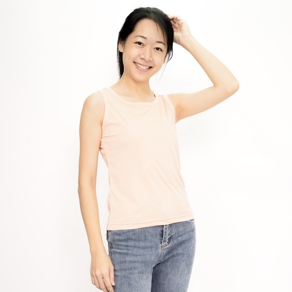 VVID Women Gym Singlet - Peach (L)