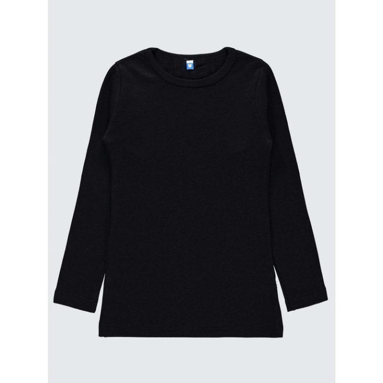 Women L/S Inner T-Shirt - Black (L)