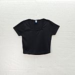 women-square-neck-rib-t-shirt-black thumbnail