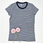 women-striped-rn-t-shirt-navy-blue thumbnail