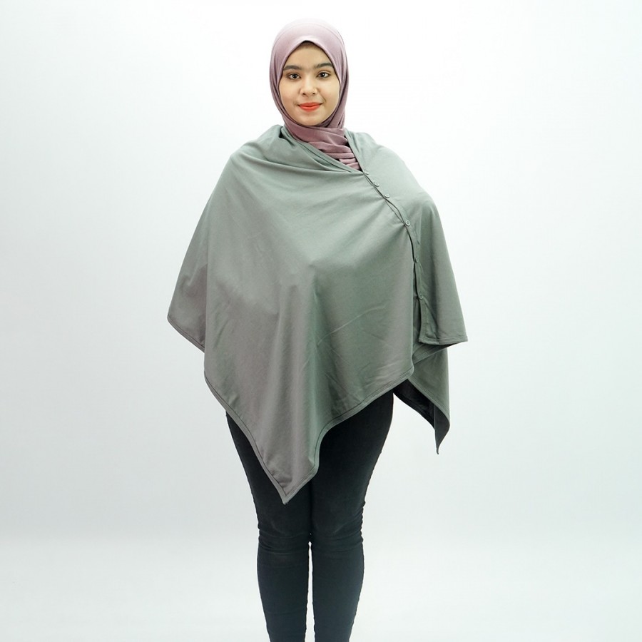 EXTRA LONG Nursing Cover - Dark Grey