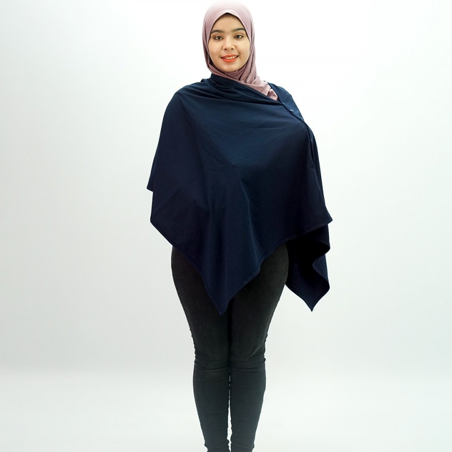 nursing-cover-cotton-with-button-navy-blue