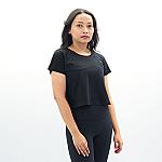 women-crop-top-t-shirt-black thumbnail