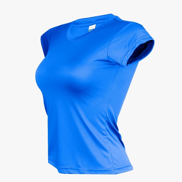 VVID Microfiber Ladies Short Sleeve - Royal Blue (M)
