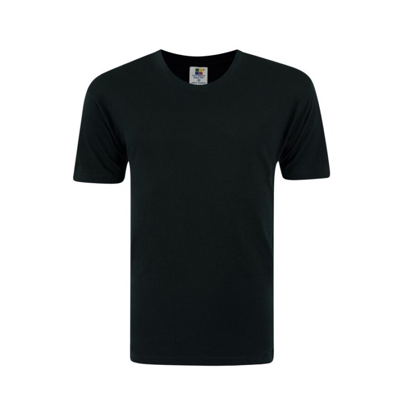 FOURSQUARE 160gsm RN Short Sleeve - Black (L)