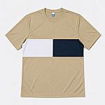 microfiber-casual-color-block-round-neck-brown thumbnail