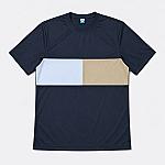 microfiber-casual-color-block-round-neck-black thumbnail