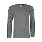 foursquare-160gsm-round-neck-long-sleeve-grey-melange thumbnail