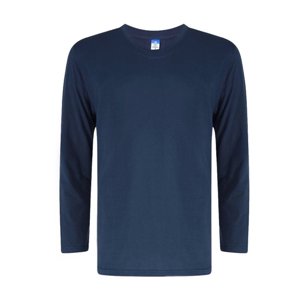 Vvid Supercool Microfiber Long Sleeve Round Neck - Navy Blue (S)