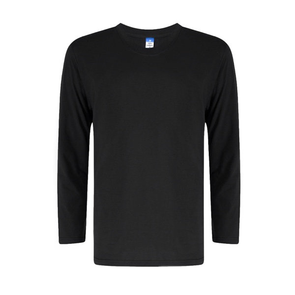 Vvid Supercool Microfiber Long Sleeve Round Neck - Black (XXL)