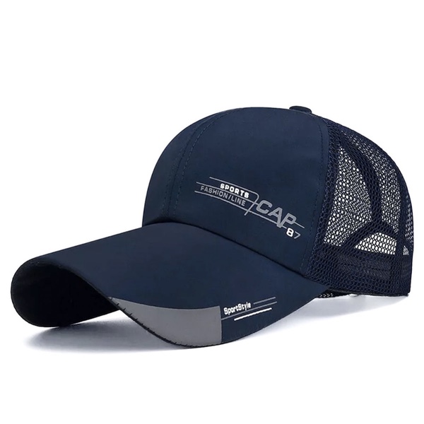 Casual Sport Fashion Cap - Navy Blue