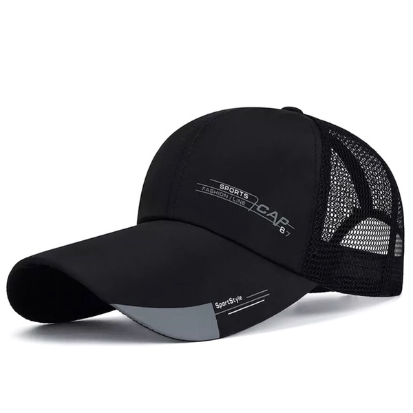 Casual Sport Fashion Cap - Black