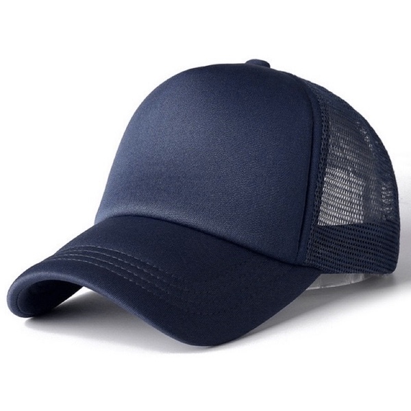 Foam Trucker Mesh Cap - Navy Blue