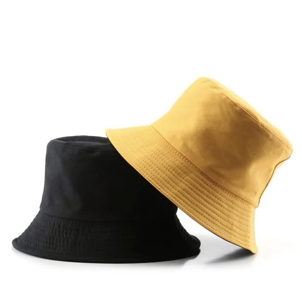 Reversible Bucket Hat - Yellow/Black